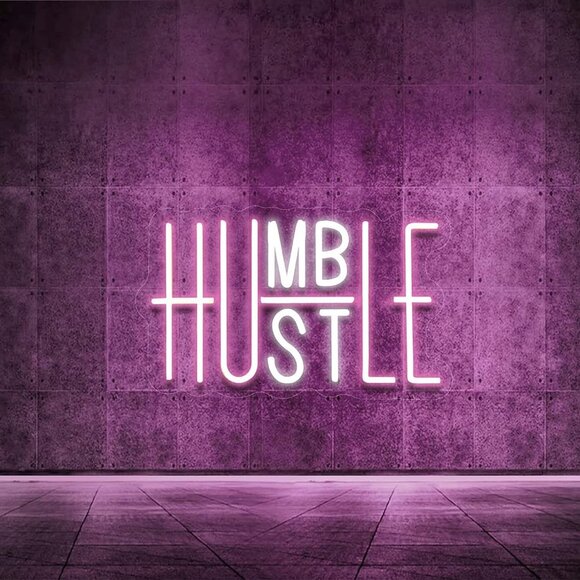 Hustle LED Neon Sign for Wall Decor